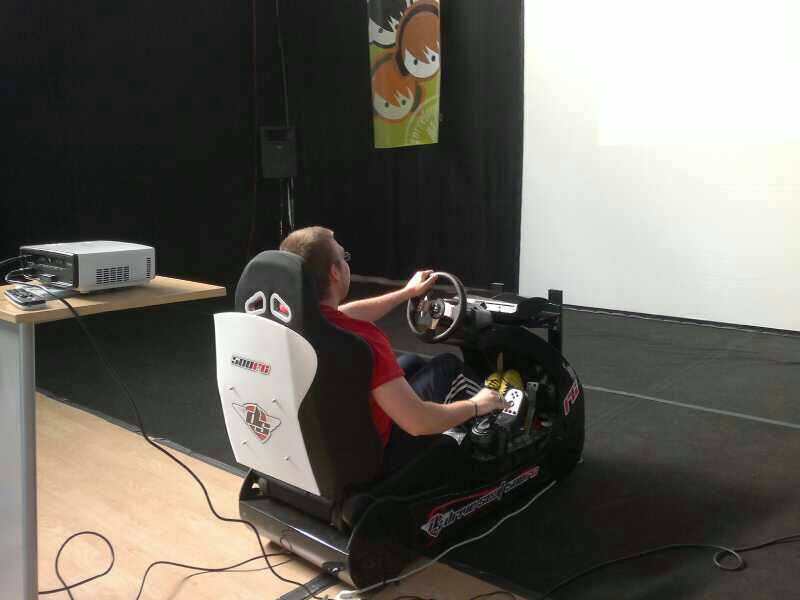 Simulador de conducción deportiva DRIVE SEAT 500RC