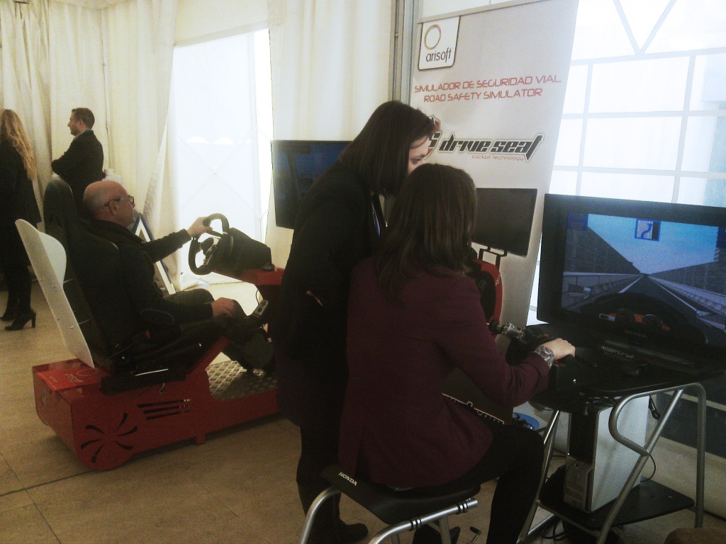 Simulador de conducción DRIVE SEAT 500ST en Expoformación 2014